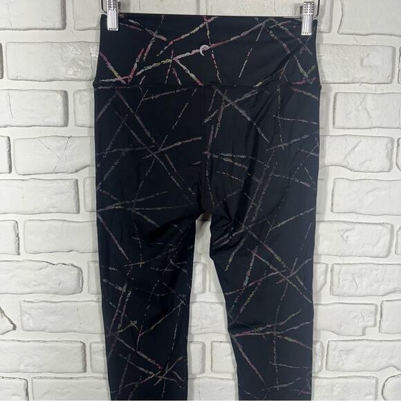 Zyia Active Abstract Hi Rise 7/8 Athletic Leggings Size 6 - Picture 11 of 14